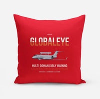 Thumbnail for Saab GlobalEye design on red pillow
