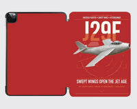 Thumbnail for Saab J 29F Tunnan design on red ipad tablet case