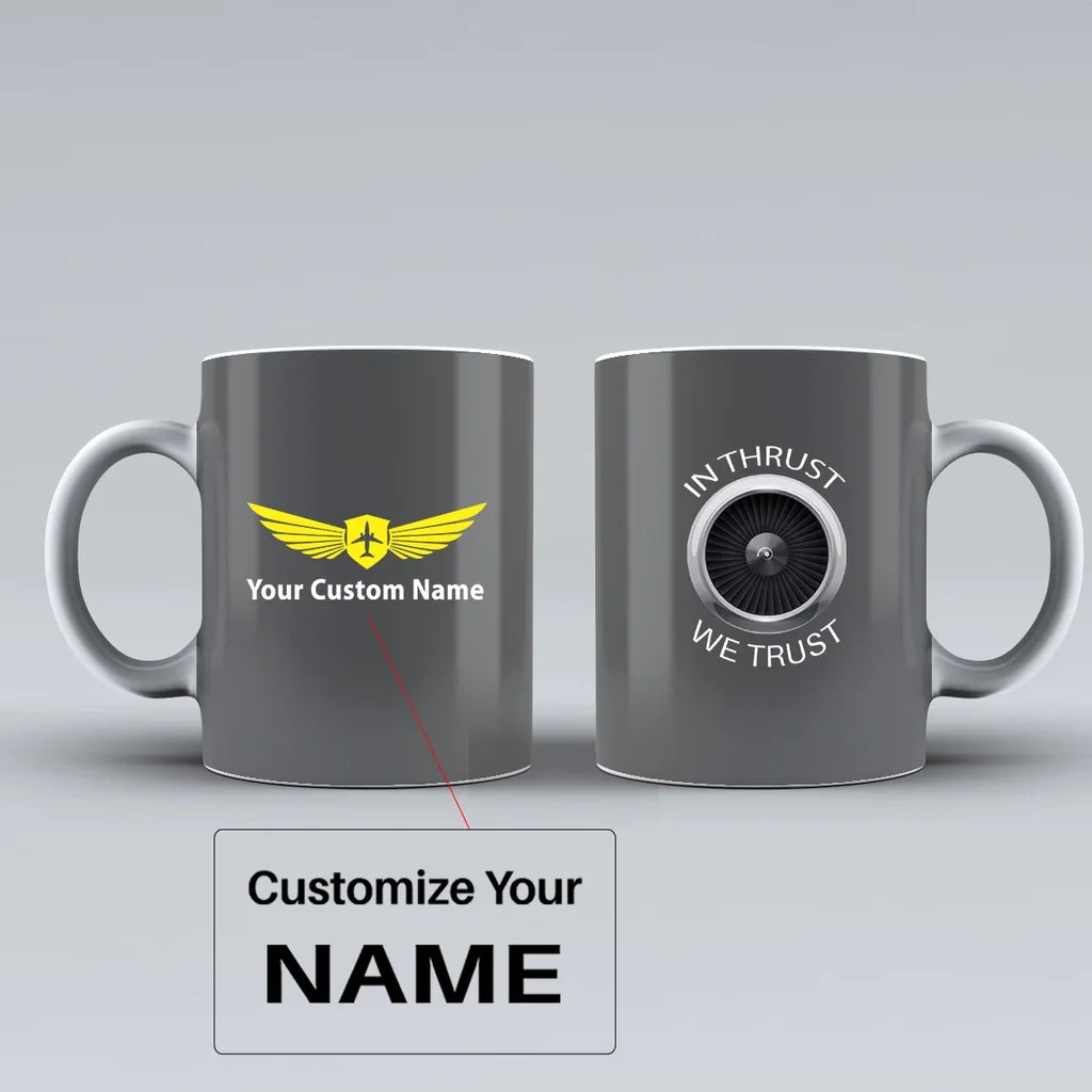 Customisable Thrust We Trust Mug - view 7