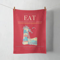 Thumbnail for Pangborn Memorial Airport (EAT) design on red towel
