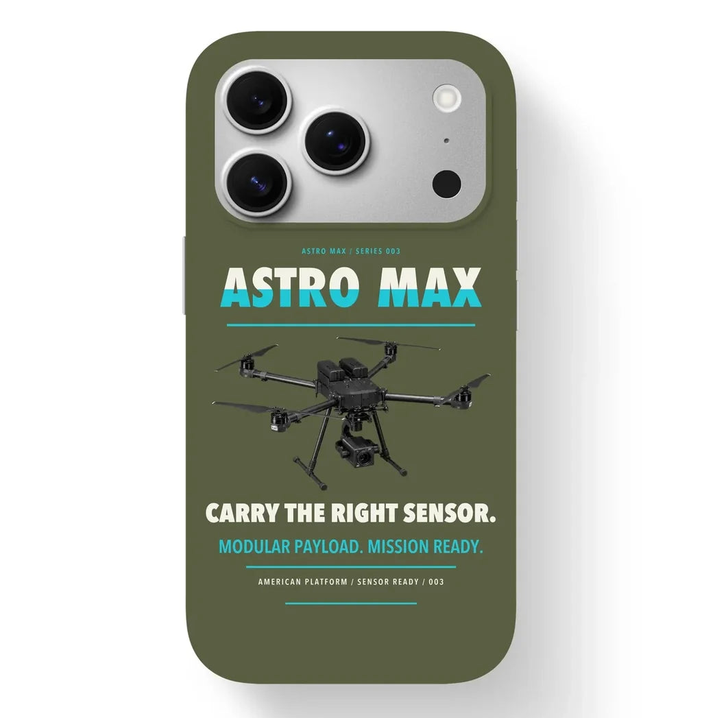 Freefly Astro Max Case design on green army iphone case