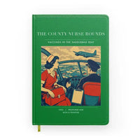 Thumbnail for VINTAGE G4481 - The County Nurse Rounds - Designed Notebooks design on green