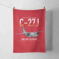 Thumbnail for C-27J Spartan design on red towel