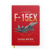 Thumbnail for F-15EX Eagle II design on red notebook