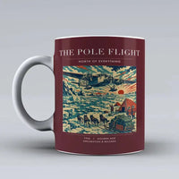 Thumbnail for VINTAGE G4019 - The Pole Flight - Ceramic Mug design on darkred
