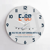 Thumbnail for E-6B Mercury design on light gray no frame wall clock