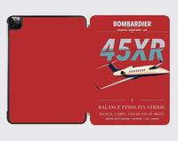 Thumbnail for Bombardier Learjet 45XR design on red ipad tablet case