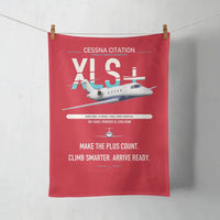 Thumbnail for Cessna Citation XLSPlus design on red towel