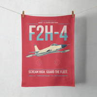 Thumbnail for F2H-4 Banshee design on red towel