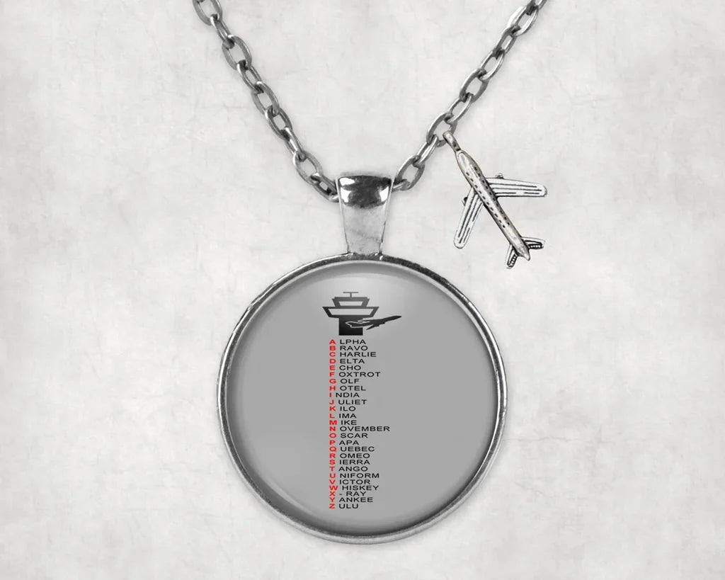 Aviation Alphabet Necklace - view 7