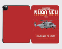 Thumbnail for NHIndustries NH90 NFH Caïman design on red ipad tablet case