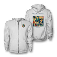 Thumbnail for VINTAGE G4087 - The Champagne Service - Premium Zipped Hoodie design on white