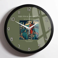 Thumbnail for VINTAGE G4102 - The Final Boarding - Designed Wall Clocks design on greenarmy framed