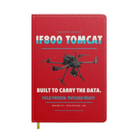 Thumbnail for Inspired Flight IF800 Tomcat design on red notebook