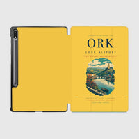 Thumbnail for Cork Airport (ORK) design on yellow samsung tablet tablet case