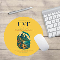Thumbnail for Hewanorra International Airport (UVF) design on yellow round mouse pad