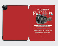 Thumbnail for PW4000-94 design on red ipad tablet case