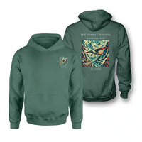 Thumbnail for VINTAGE G4021 - The Andes Crossing - Double-Side Hoodie design on green double side