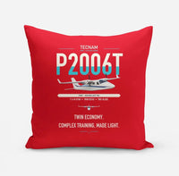 Thumbnail for Tecnam P2006T design on red pillow