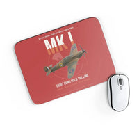 Thumbnail for Hawker Hurricane Mk I design on red rectangle mouse pad