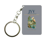 Thumbnail for Jyväskylä Airport (JYV) design on gray key chain