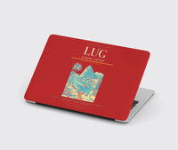 Thumbnail for Lugano Airport (LUG) design on red MacBook case