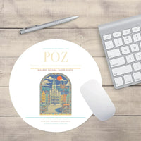 Thumbnail for Poznan - awica Henryk Wieniawski Airport POZ Mouse-Pad Round - White
