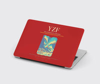 Thumbnail for Yellowknife Airport (YZF) design on red MacBook case