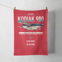 Thumbnail for Daher Kodiak 900 design on red towel