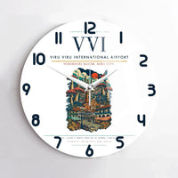 Thumbnail for Viru Viru International Airport VVI Wall-Clock No-Frame - White