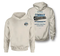 Thumbnail for CONWAY design on khaki hoodie