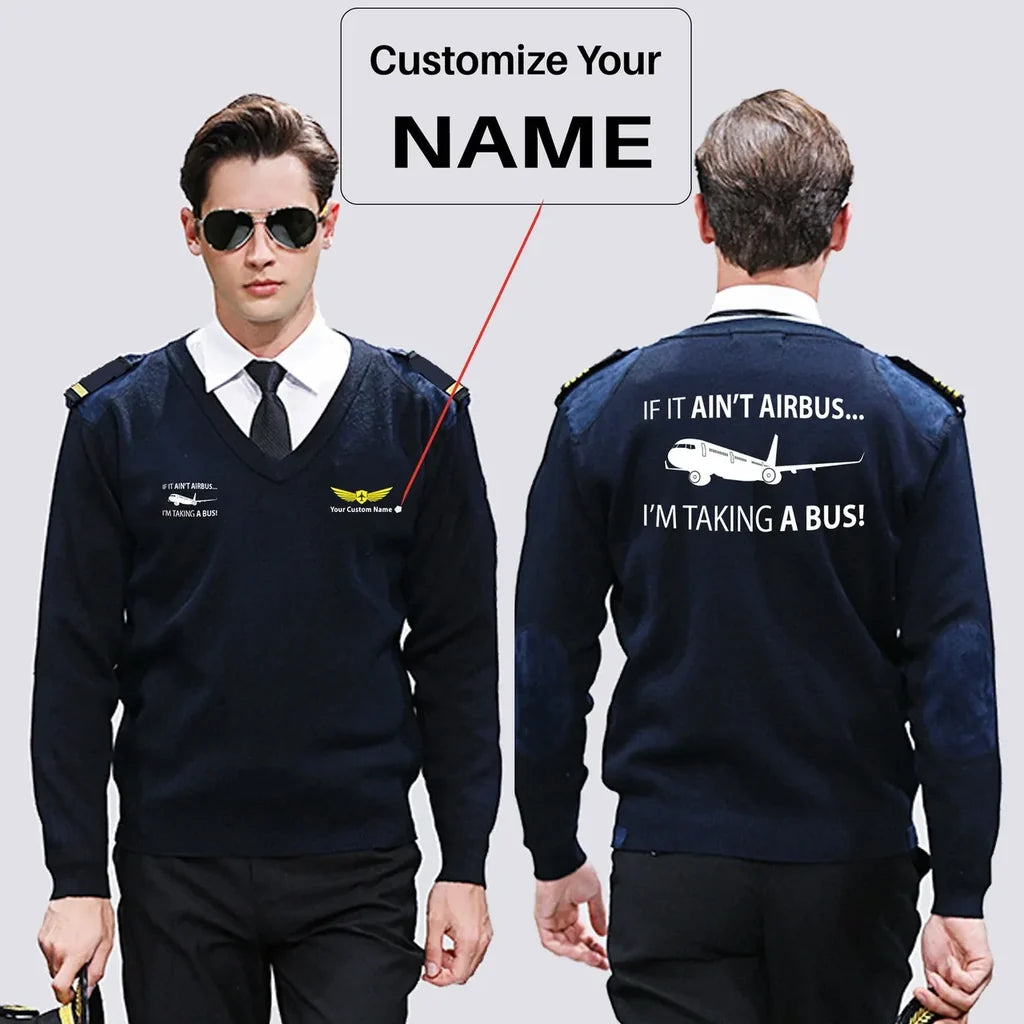 Customisable If It Ain't Airbus Sweater - view 7