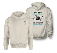 Thumbnail for DJI FPV design on khaki hoodie