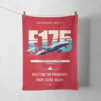 Thumbnail for Embraer E175 design on red towel