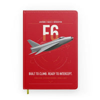 Thumbnail for English Electric Lightning F6 design on red notebook