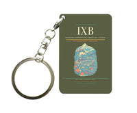 Thumbnail for Bagdogra International Airport IXB — Siliguri Key Chain design on green army key chain