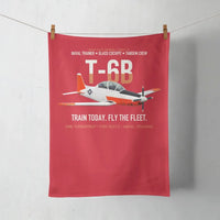Thumbnail for T-6B Texan II Naval Aviator Training design on red towel