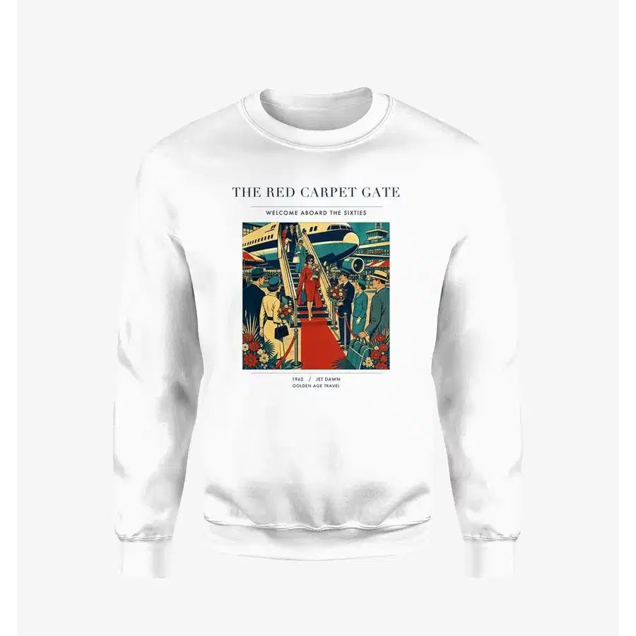 VINTAGE G4124 - The Red Carpet Gate - Designed Sweatshirts design on white