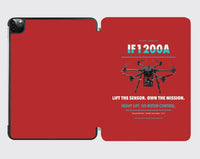 Thumbnail for Inspired Flight IF1200A design on red ipad tablet case