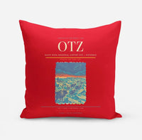 Thumbnail for Ralph Wien Memorial Airport (OTZ) design on red pillow