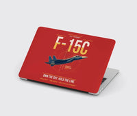 Thumbnail for F-15C Eagle design on red MacBook case