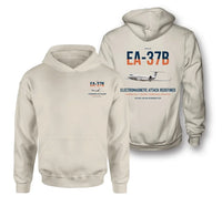 Thumbnail for EA-37B Compass Call design on khaki double-side hoodie, double-side print
