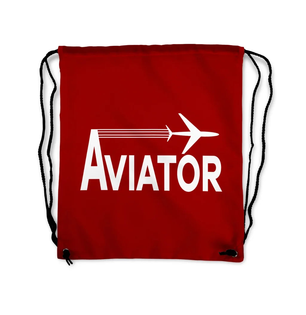 Aviator Drawstring Bag - view 7