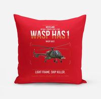 Thumbnail for Westland Wasp HAS1 design on red pillow