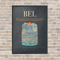 Thumbnail for Belem Val de Cans - Julio Cezar Ribeiro International Airport BEL - Canvas Framed - Gray