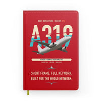 Thumbnail for Airbus A319ceo design on red notebook