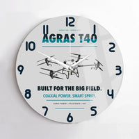 Thumbnail for DJI Agras T40 design on light gray no frame wall clock
