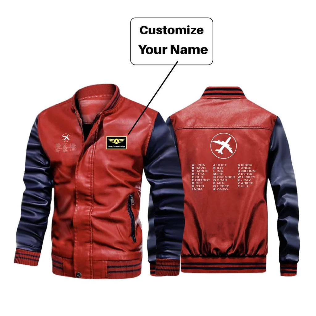 Aviation Alphabet Bomber Jacket - view 7
