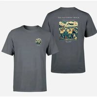 Thumbnail for VINTAGE G4140 - The Old Timers' Bench - Double-Side T-Shirt design on gray double side t shirt