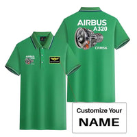 Thumbnail for Customisable Airbus A320 Polo Shirt - view 7